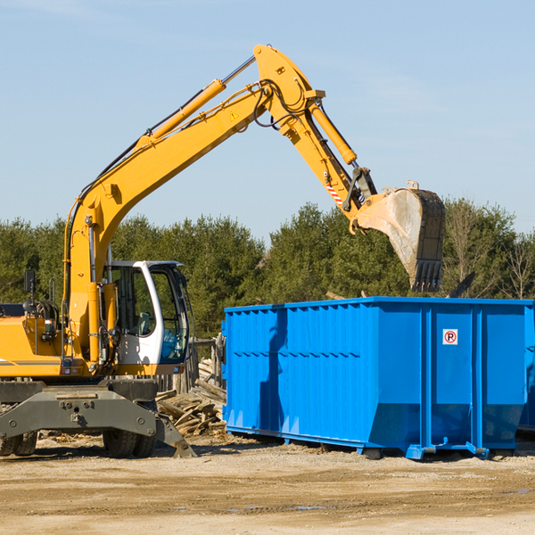 how does a residential dumpster rental service work in Mc Intyre